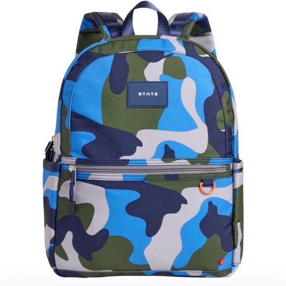 STATE Other - STATE Kane Blue & Green Camo Backpack for kids